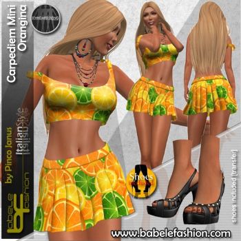 Carpe diem miniskirted outfit