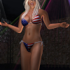 [video] Sexy bikini America mesh