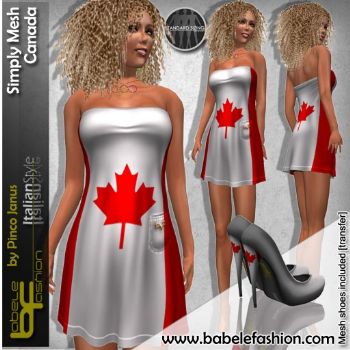 Short dress Simply Mesh Canada