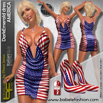 DarkEmerald dress America