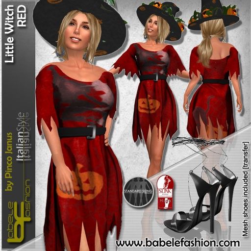 box LITTLE witch RED