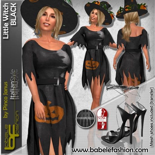 box LITTLE witch BLACK