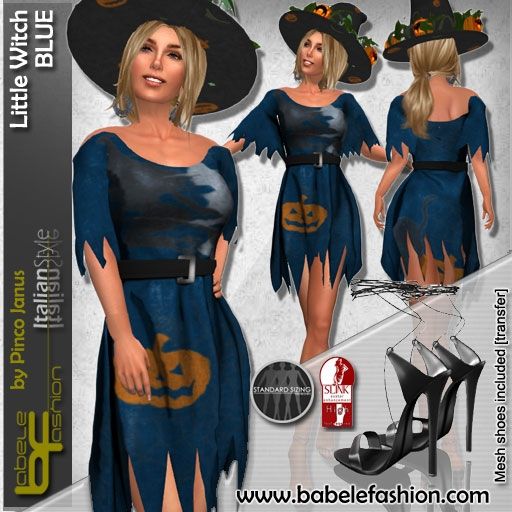 box LITTLE witch BLUE