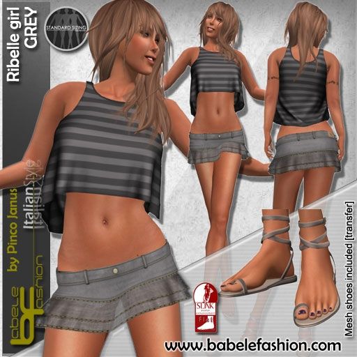 ribelle girl GRAY