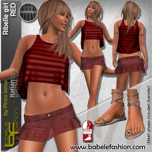 ribelle girl RED