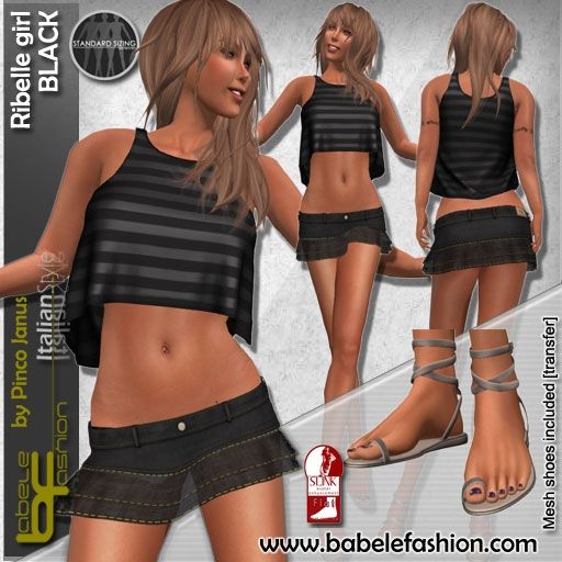 ribelle girl BLACK