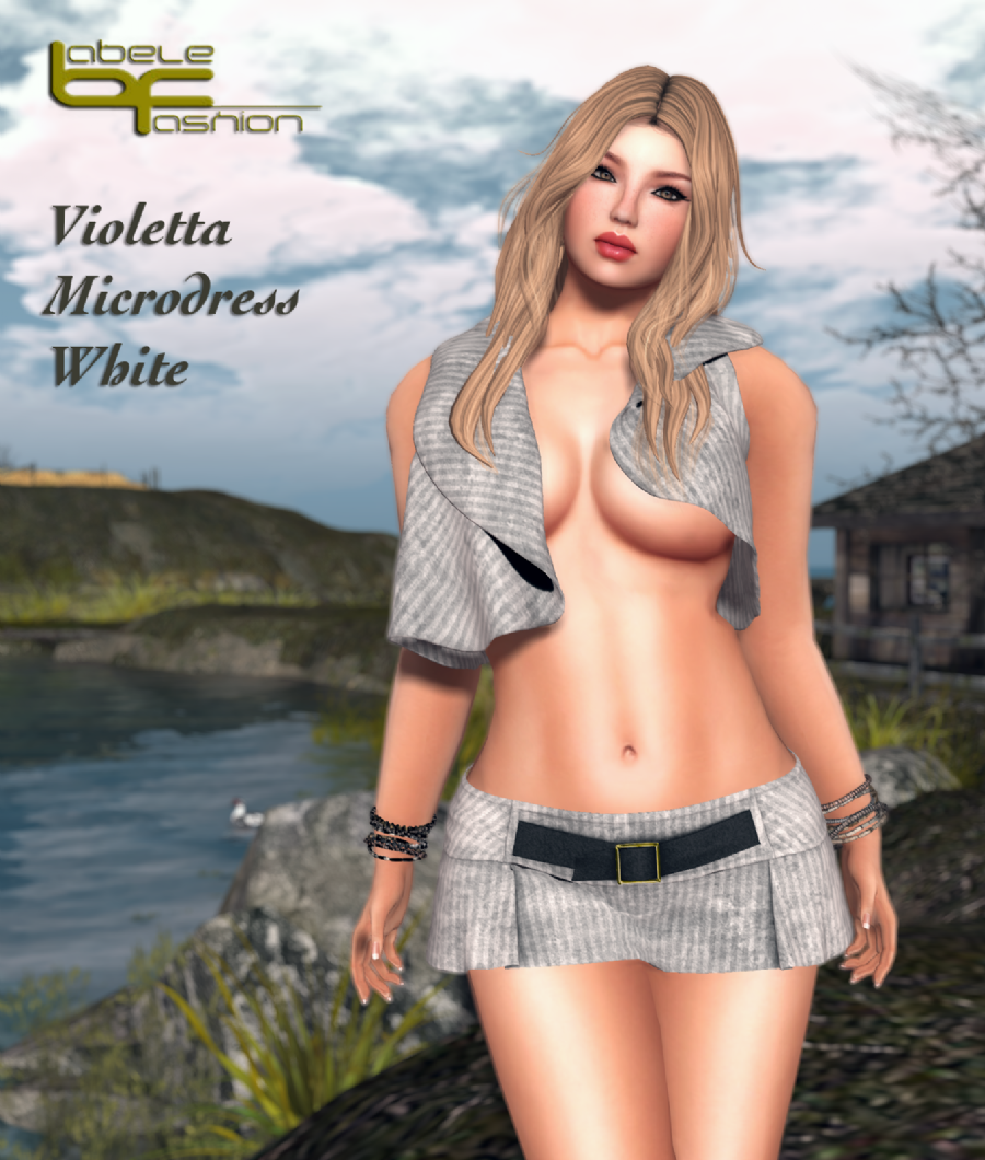 violetta microdress white 